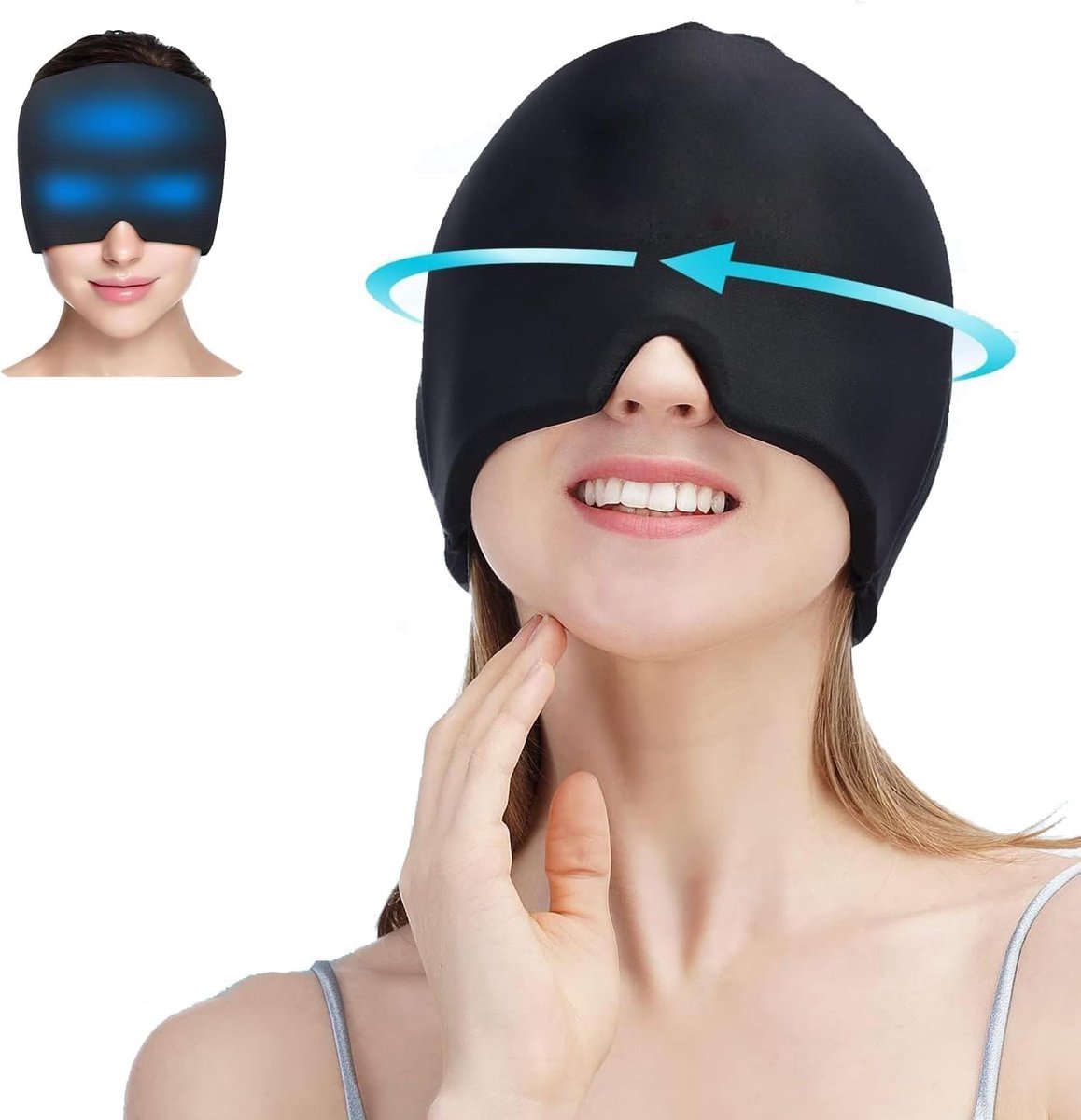 Goedkoopste Migraine Muts- Migraine Masker - Hoofdpijn Masker - Migrainemasker - Anti Migraine