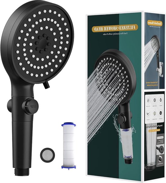 Waterbesparende douchekop Kiri Satinjet 5 L/min full chrome