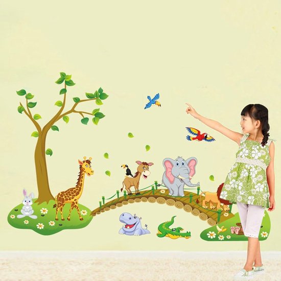 Sachets Surprises Animaux De La Jungle - Lot De 6 Pochettes Papier Thème Safari Pour Fête Et Baptême