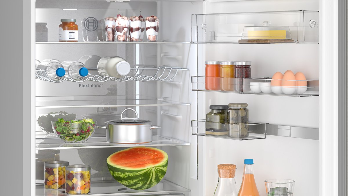 Bosch KGN49AIBT - Serie 6 - Koelkast - Koel-vriescombinatie - 203 x 70 cm - Extra breed - RVS - Energielabel B - Zeer stil- Total No Frost: Nooit meer ontdooien - VitaFresh XXL 0°C: houd etenswaren langer vers met extra ruime vershoudlades — afbeelding 6