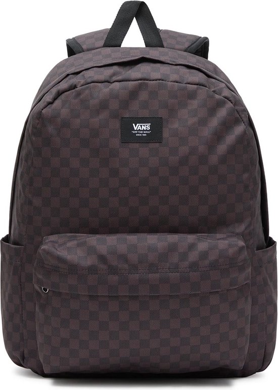 Vans Old Skool Check Backpack Black Charcoal