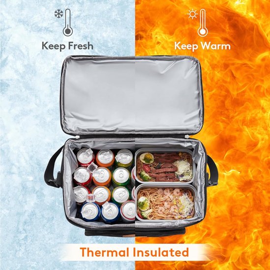Koeltas - Koeltas Rugzak - Voor Camping, BBQ, Wandelen en Strand - Lunchtas - Picknicktas - Thermotas van KOEL — afbeelding 3