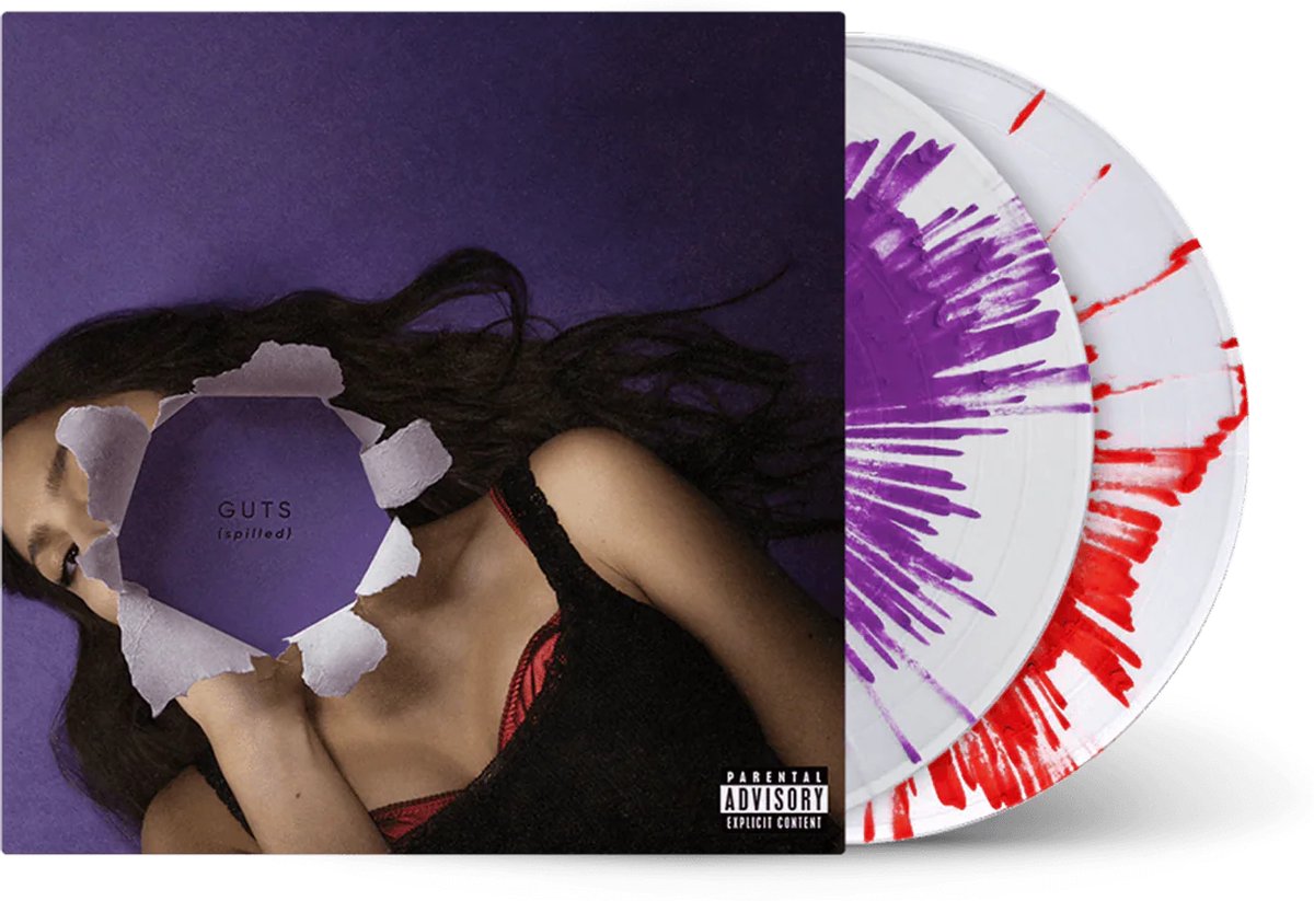 Olivia Rodrigo - Guts: Spilled Version (Purple & Red Splatter 2LP