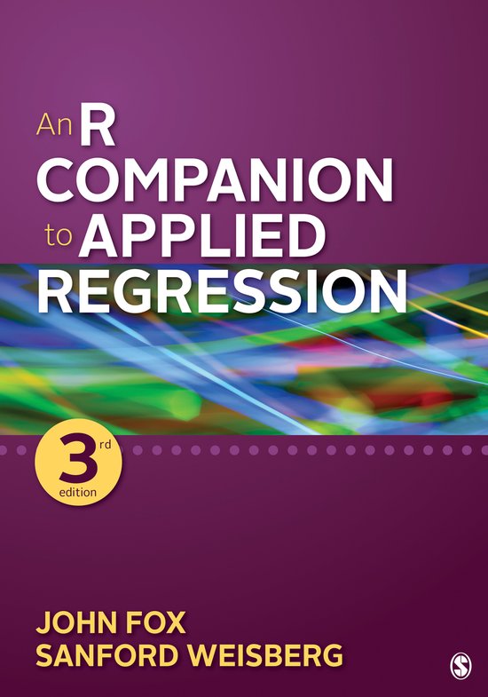 An R Companion to Applied Regression - cover