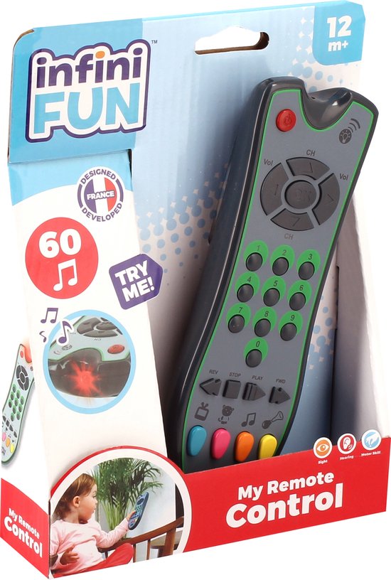 Jumbo - InfiniFun - Mijn eerste afstandsbediening - Speelgoed vanaf 1 jaar van Jumbo — afbeelding 3