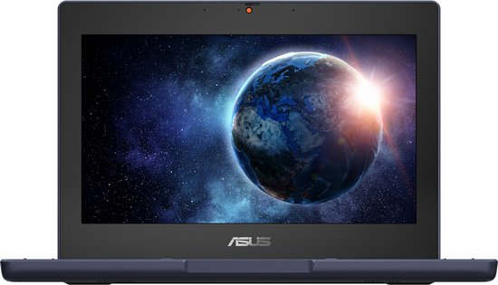 ASUS BR1104CGA-N00168XA Intel® N N200 Laptop 29,5 cm (11.6") HD 8 GB LPDDR5-SDRAM 128 GB Flash Wi-Fi 6E (802.11ax) Windows 11 Pro Education Nederlands Zwart, Grijs - ASUS - Hoofdafbeelding
