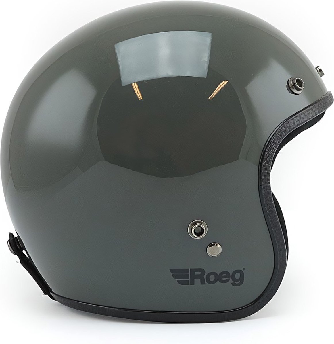 Roeg Jethelm Jett Helmet Slate Grey Gloss-L