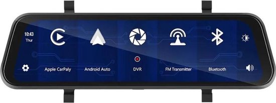 BTD 4K Dashcam Spiegel Monitor - Dashcam - Spiegelmonitor - Video ...