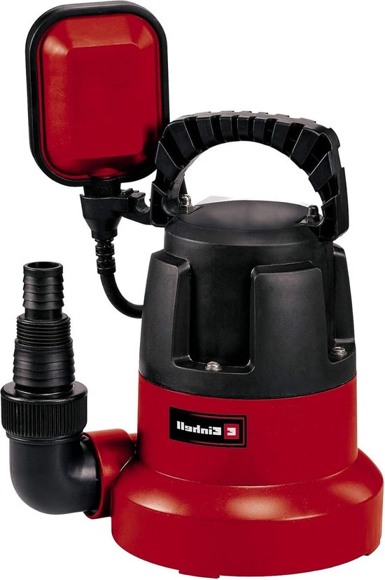 Dompelpomp 350W 8000 L-h 1mm - Traploos instelbare vlotterschakelaar - Einhell GC-SP 3580 LL - Terugslagventiel - Draaghandvat - Kabelopwikkeling - Mechanische afdichting