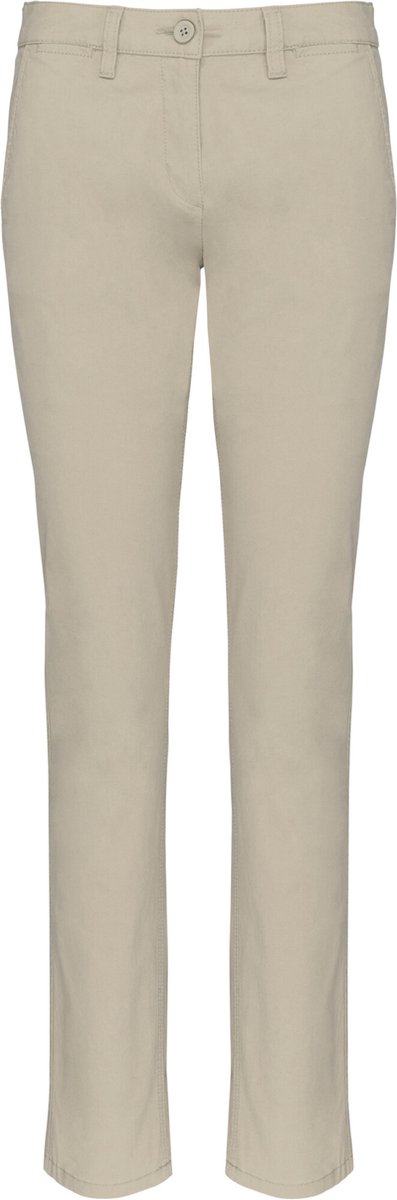 Kariban Dameschinobroek K741 - Beige - 36 NL (38 FR)