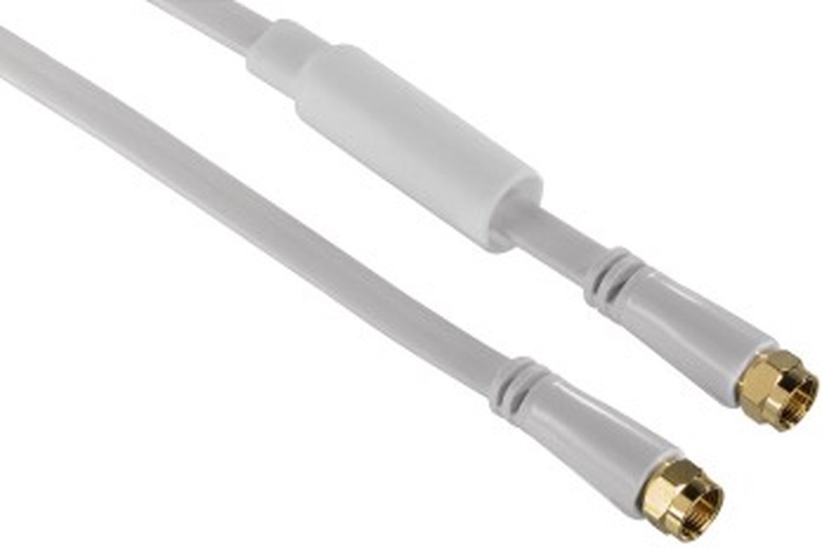 Hama 00122514 coax-kabel 10 m F Grijs