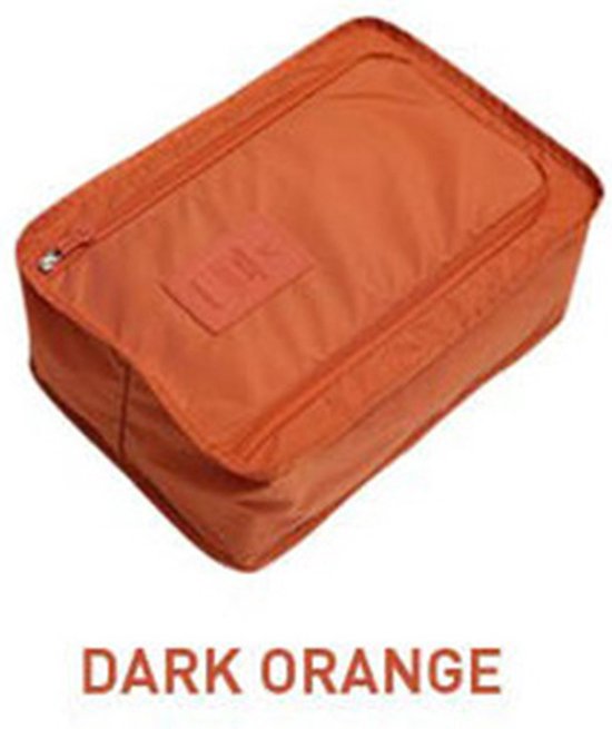 2 pcs Reisschoenen tassen, waterdichte schoenen tassen, schoenen tassen, koffers, organizers, schoenen tassen, draagbare reistassen, organizers, reizen of thuis opslag, 8,26 * 11,81 * 4,33 inch - oranje