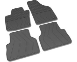 Rubber Automatten geschikt voor Volkswagen Tiguan 1 - 2007-2016 - 4-delig - Uitvoering: Bestuurdersstoel met verwarming