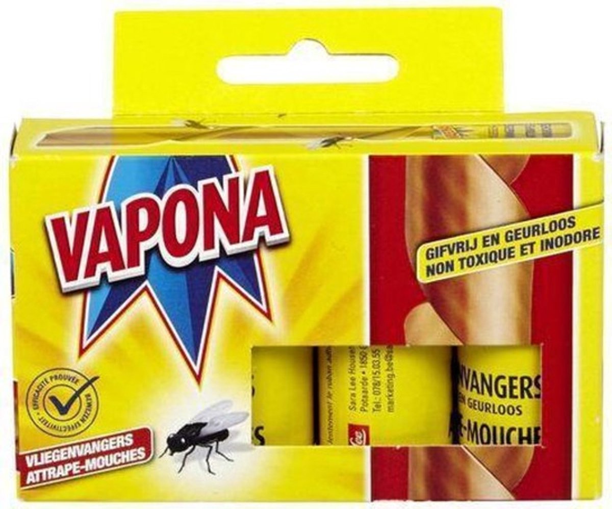 Goedkoopste Vapona Vliegenvangers - Natural 24x4st
