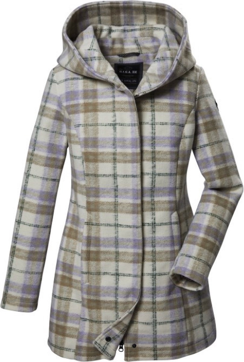 Giga by Killtec Winterjas Jas/vest 42455 beige ruit 42