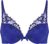 Simone Pérèle - Wish Push-Up Triangel BH Electric Blue - maat 70B - Blauw