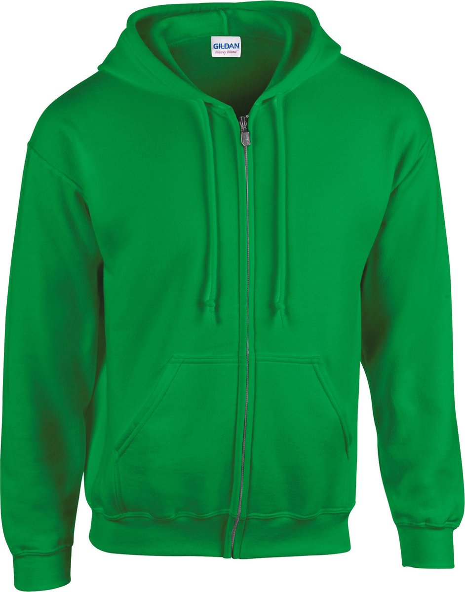 Gildan Heavy Blend™ Adult Full Zip Hooded Sweatshirt GI18600 - Irish Green - M