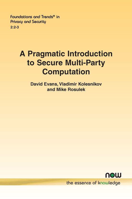 Foundations and Trends® in Privacy and Security-A Pragmatic ... - cover