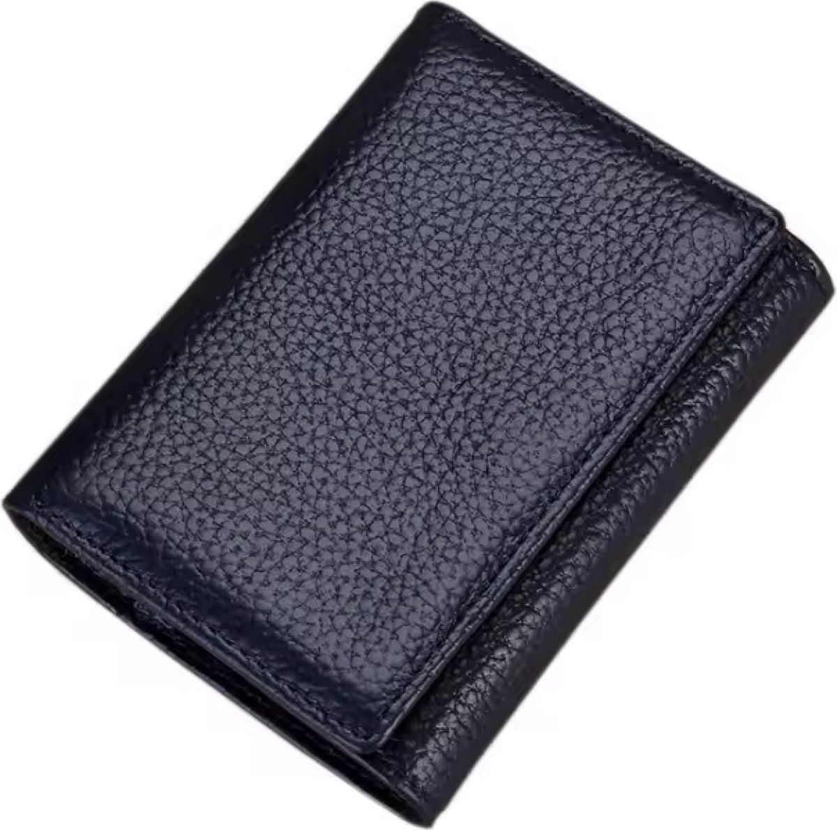 Leerella - pasjeshouder - geschikt voor 10 pasjes - voor dames en heren - creditcardhouder - blauw
