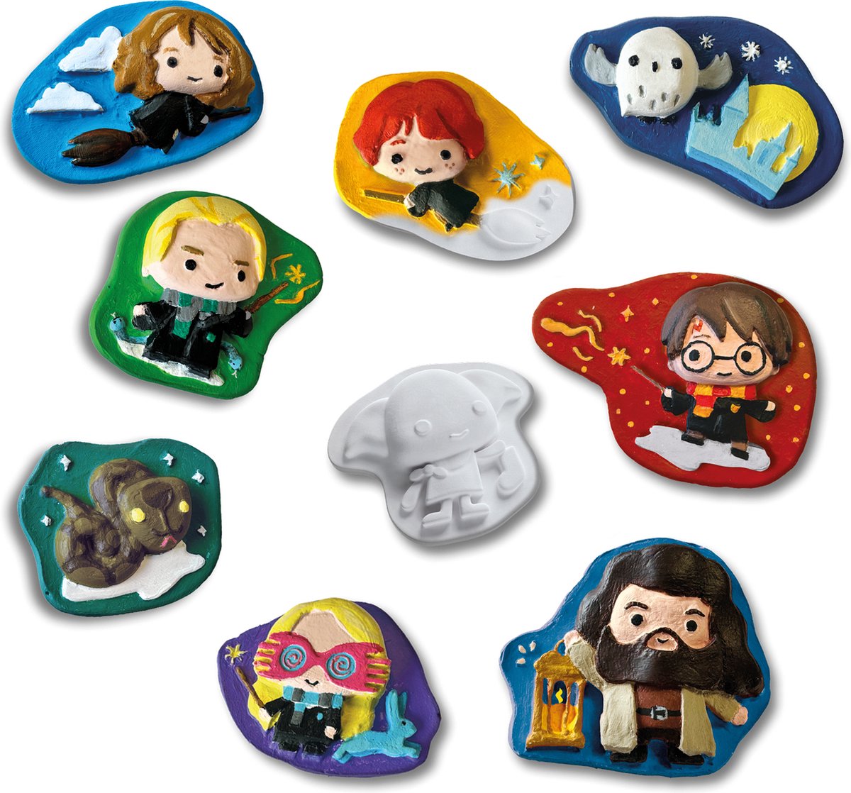 SES Creative - Harry Potter - Gips gieten - Knutselset met verf, gips en stickers — afbeelding 4