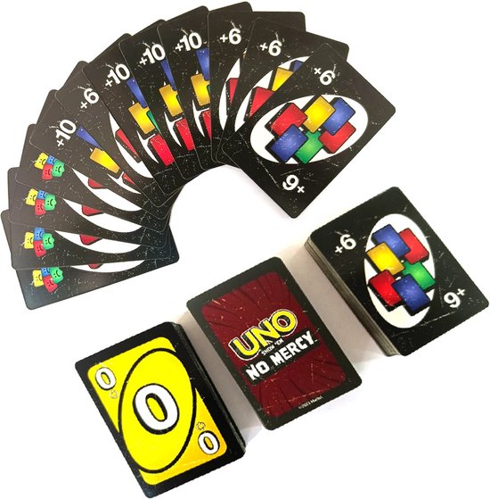 UNO Show Geen Mercy - UNO No Mercy - Jeu de cartes - Jeu amusant -