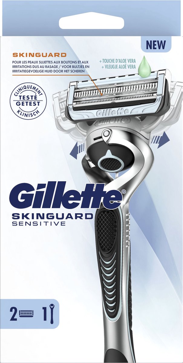 Gillette SkinGuard Sensitive Flexball scheersysteem - 1 navulmesje
