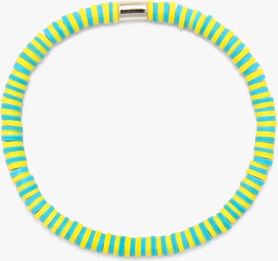 Pura Vida- Bracelet extensible Aqua Seascape blanchi au soleil