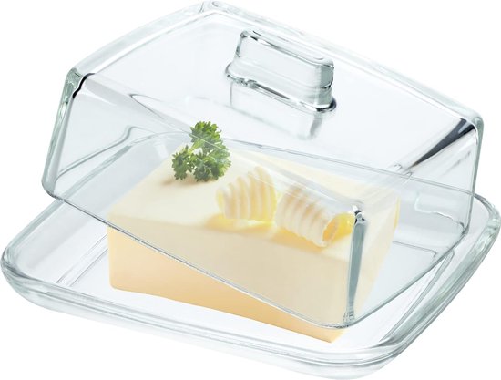 Beurrier Confiturier Abeille LA ROCHERE + couvercle cloche Verre