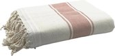 Hamamdoek - Badstof - XXL - 100 x 200cm - Poederroze - Strandlaken - Badhanddoek