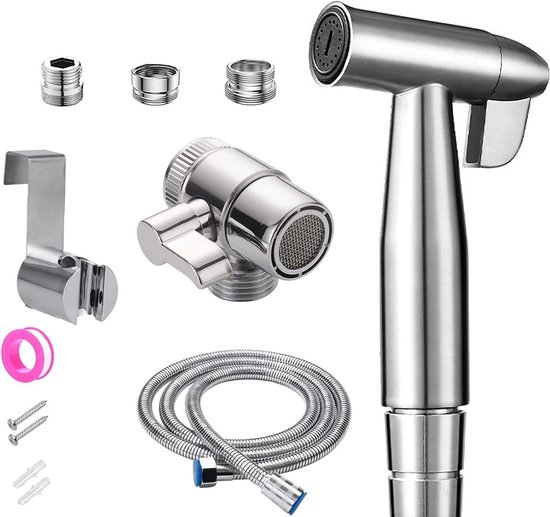 WEBO Bidet Bidetset met handdouche warm/koud- Koper - Hygiënisch