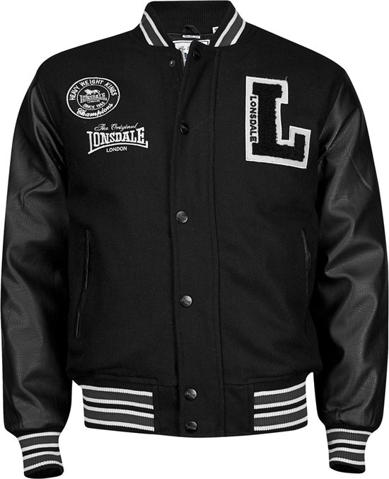 Lonsdale winterjas Dollagh | zwart Lonsdale winterjas Dollagh | zwart