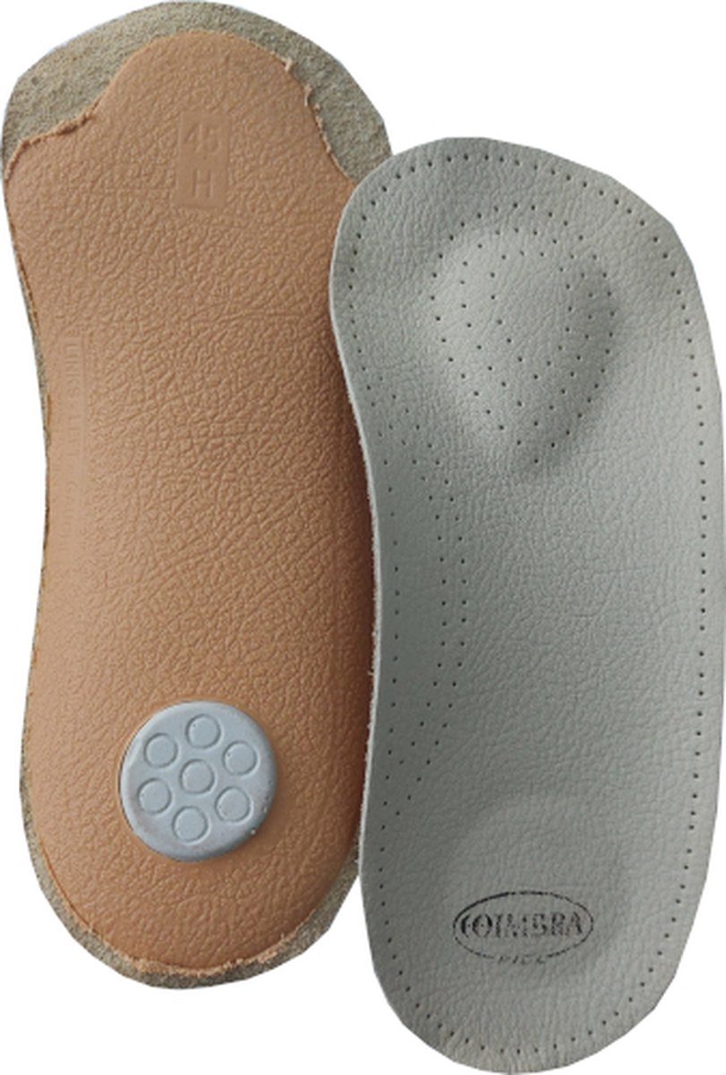 Coimbra Vital Steunzool - 3/4 Inlegzool met Voetbed - Ondersteunt en ontlast de voet - Voorkomt vermoeide voeten - Maat 45