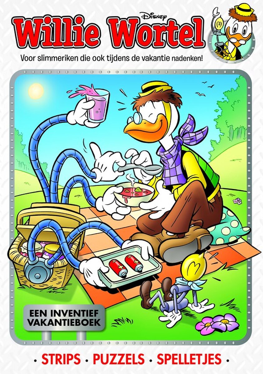 Willie Wortel vakantieboek 2024 - Speciaal voor slimmeriken! - 128 pagina's