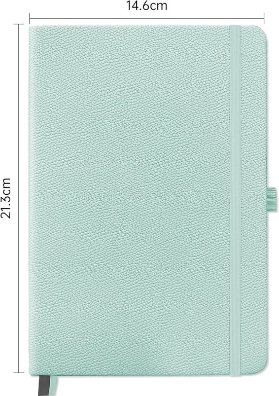FYY Notizbuch binder A5,A5 Leder Notizbuch Ringbuch Nachfüllbar, 6-Ring