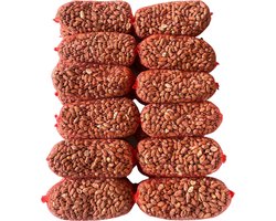 Ongezouten Pindanetjes 10x 200GRAM - 100% Drooggeroosterd - Pinda´s Voor Vogels - Vogelpinda's - Vogelvoer Buitenvogels - Geen olie en zout toegevoegd!