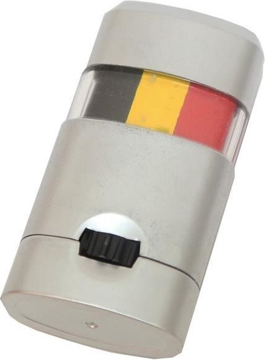 Schmink stick Belgische vlag - Schmink stift - Rode duivels - EK/WK voetbal - 3 cm - Zwart-geel-rood
