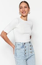 Trendyol Chemisier Basis à manches standard pour femme