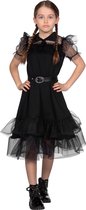 Wilbers & Wilbers - Costume de Sorcière & Spider & Voodoo & Dark Religion - Dancing In The Dark Halloween Gala - Fille - Zwart - Taille 176 - Halloween - Déguisements