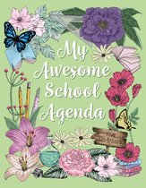 My Awesome School Agenda - Enchanted green - for the book lover - 15x18cm
