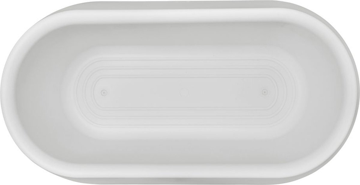 Elho Pure Cone Long Wheels 75 - Grande jardinière intérieur et extérieur