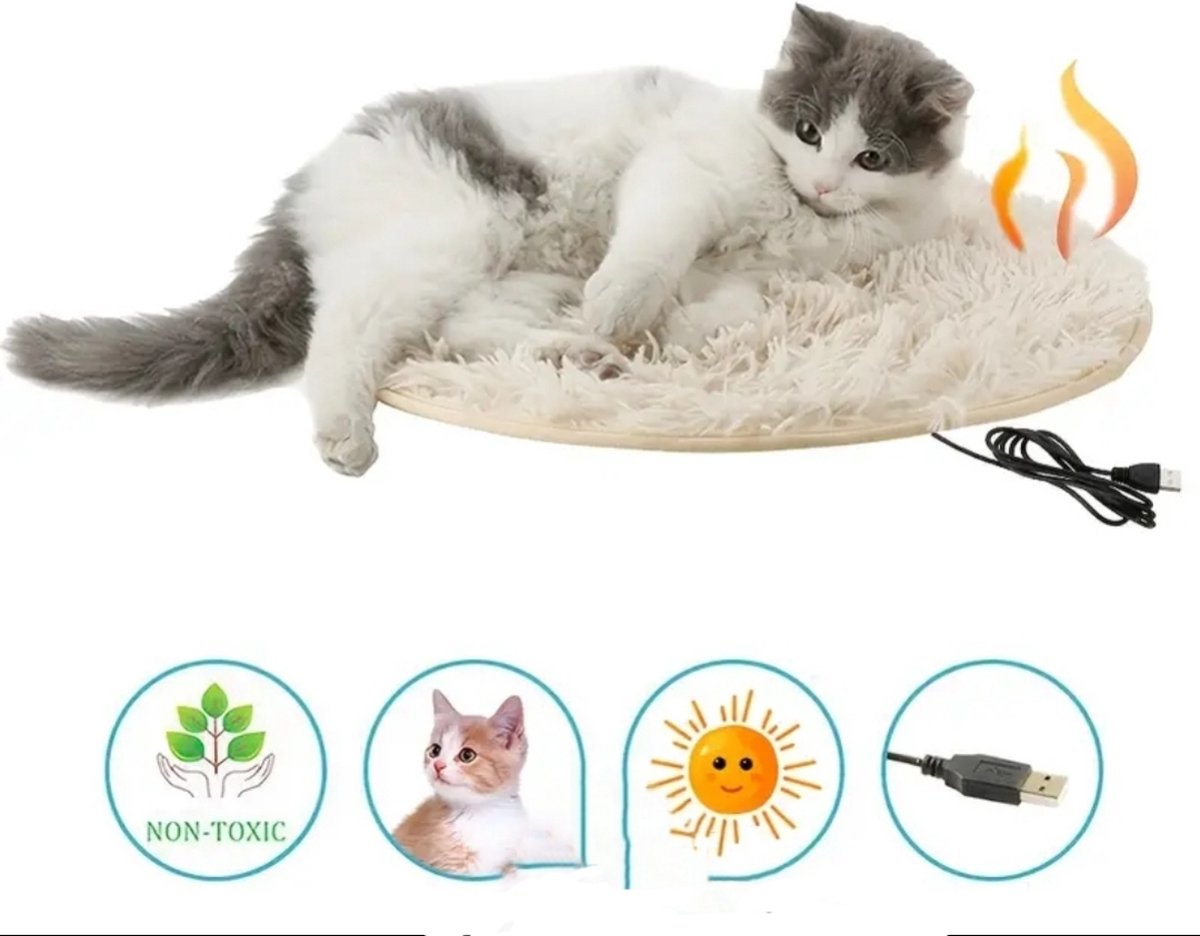 UniEgg® Luxe warmtemat voor in huis - Inclusief USB-kabel - Heerlijk warm tijdens koude dagen - Multi-toepasbaar voor op je bank, bureaustoel, autostoel en huisdieren - Innovatief en duurzaam. op Prijzenvolger.com