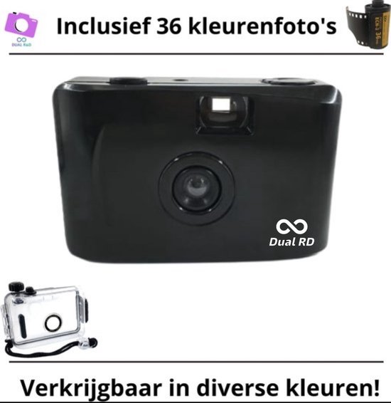 Foto: Wegwerpcamera met 36 kleurenfoto s herbruikbare camera waterdicht voor bruiloft feesten of vakantie analoge camera