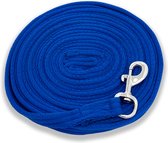 Greenwalk© - Longeerlijn Softgrip Blauw 8,5 meter