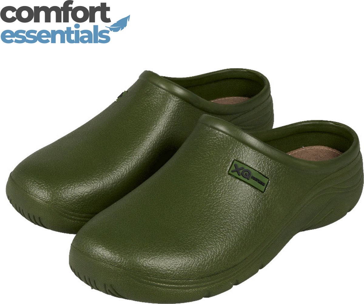 Klompen Heren - Tuinklompen Heren - Groen Army - Maat 43 - Tuinschoenen - Werkschoenen - Werkklompen - Slippers Heren - Clogs Heren - Instappers Heren