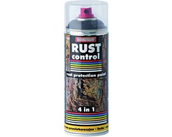 TROTON rust control 4 in 1 spuitbus zilver | Actieve bescherming tegen corrosie | Primer & beschermer tegen roest & zilver | Lak & beschermlaag in 1!
