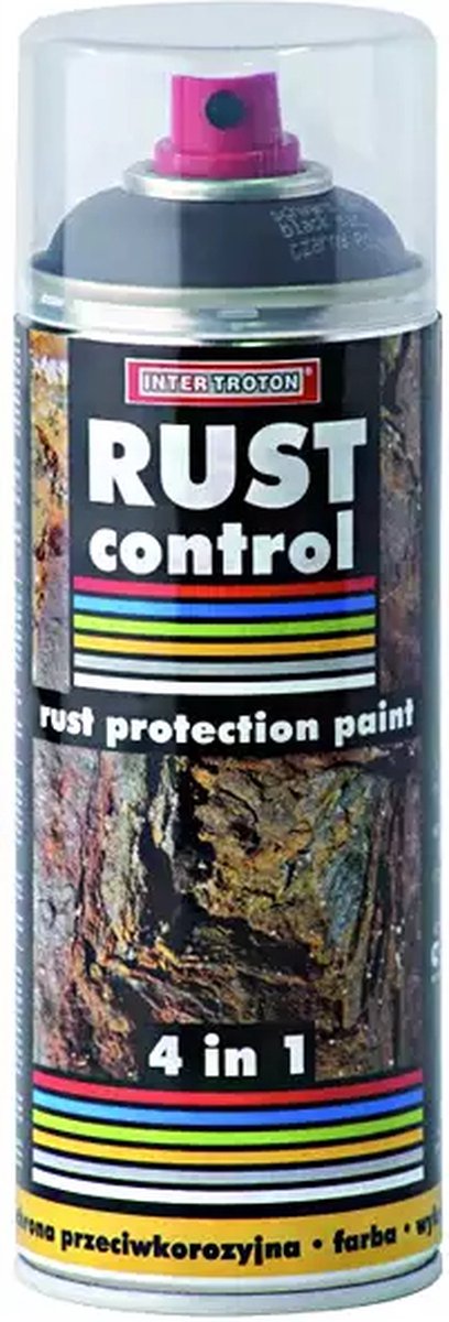 TROTON rust control 4 in 1 spuitbus zilver | Actieve bescherming tegen corrosie | Primer & beschermer tegen roest & zilver | Lak & beschermlaag in 1!