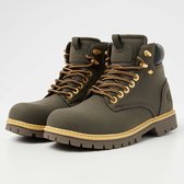SECCO Heren veter boot - Kaki - maat 46