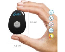 Spotter® GPS Tracker – Zéér nauwkeurig - Voor Kinderen, Alzheimer/dementie, Spullen - App in 5 talen - GPS Zonder abonnement - Waterdicht - Werkt in heel Europa, optie wereldwijd - Inclusief simkaart - Nederlandse klantenservice - 40.000 gebruikers