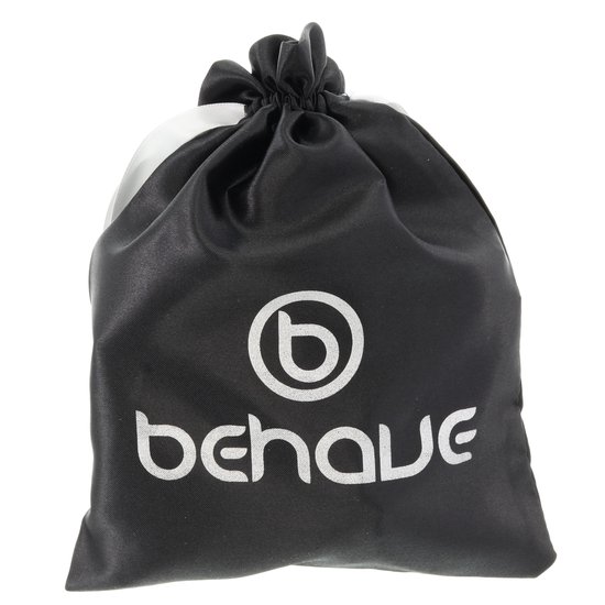 Behave - Collier - Couleur Or avec Perles Transparentes - 85 cm de long
