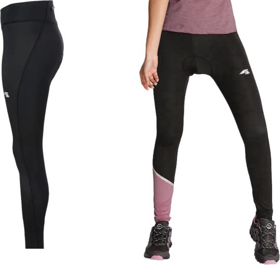 Zwarte Dames Fietsbroek met Rits